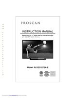 Proscan PLDED3273AOM Operating Manuals